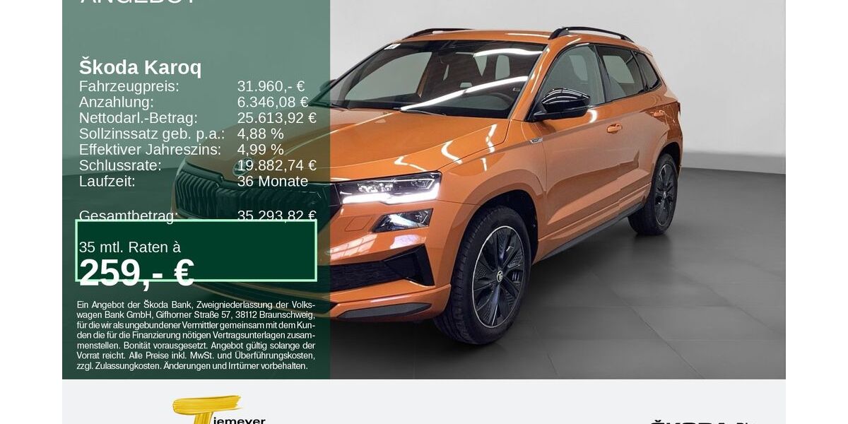 Skoda Karoq 58.380 km 29.960 &euro; Bochum 44809