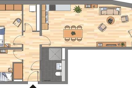 Wohnung Essen Südviertel - 3 Zimmer, 86 m&sup2;, 1.089&euro; | Angebot:26297031