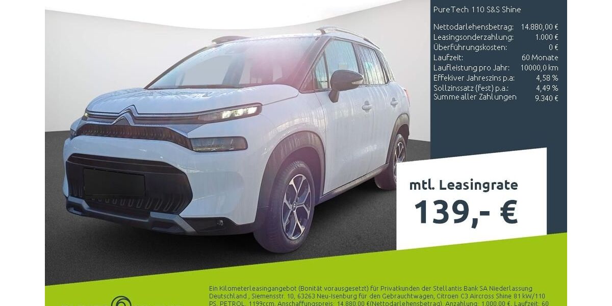 Citroen C3 Aircross 19.211 km 13.780 &euro; Borken 46325