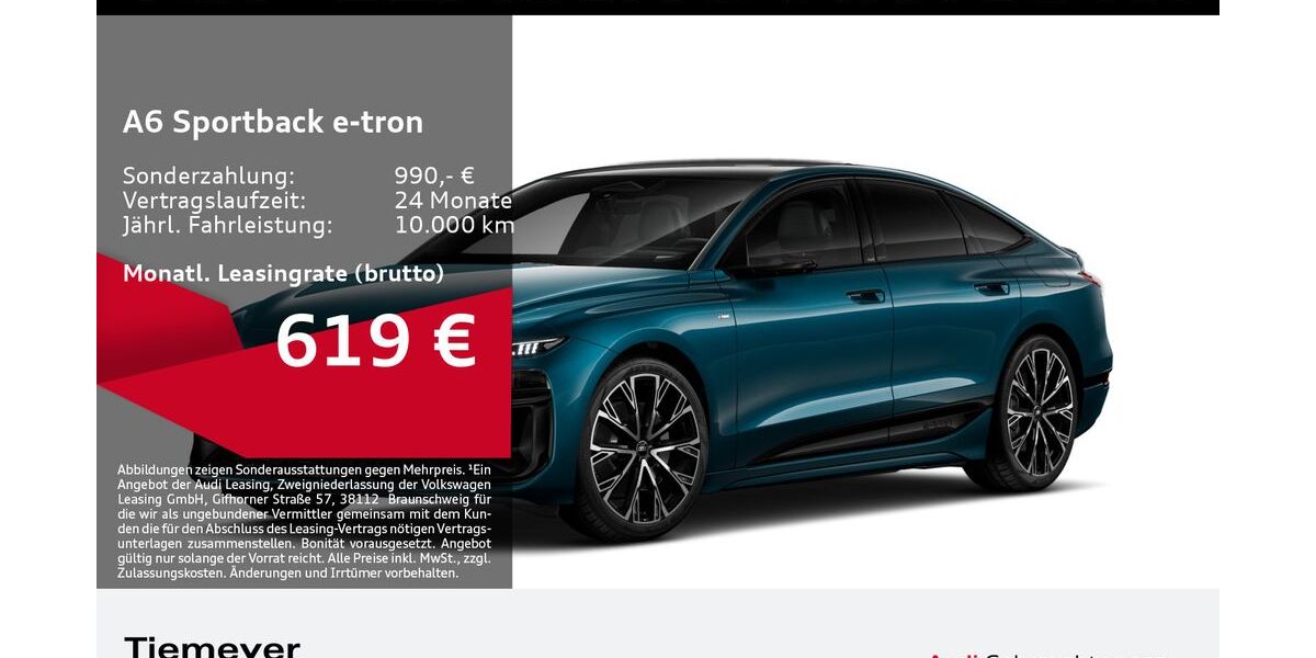 Audi A6 e-tron 7.906 km 73.410 &euro; Gelsenkirchen 45894