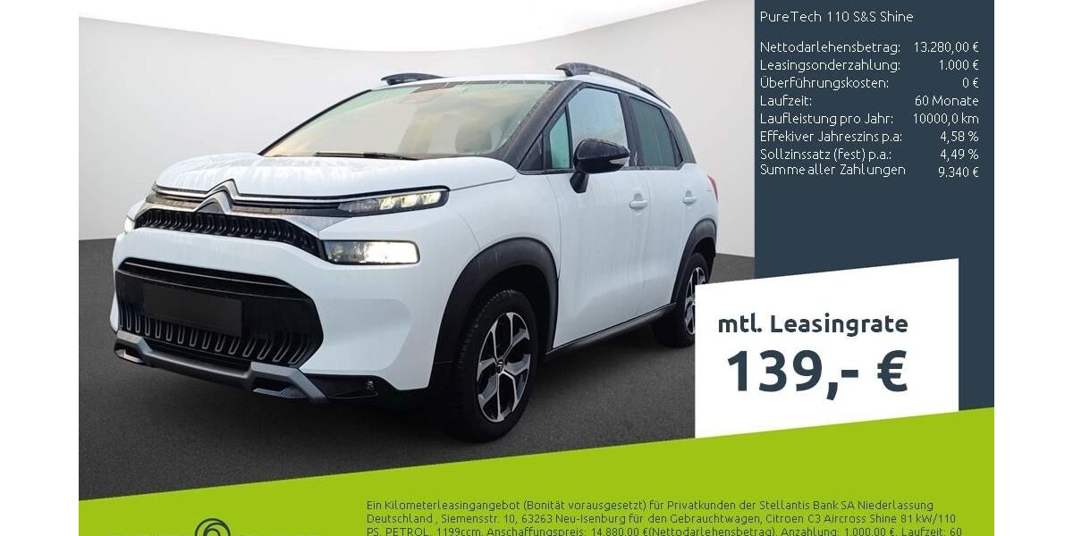 Citroen C3 Aircross 14.661 km 13.489 &euro; Borken 46325