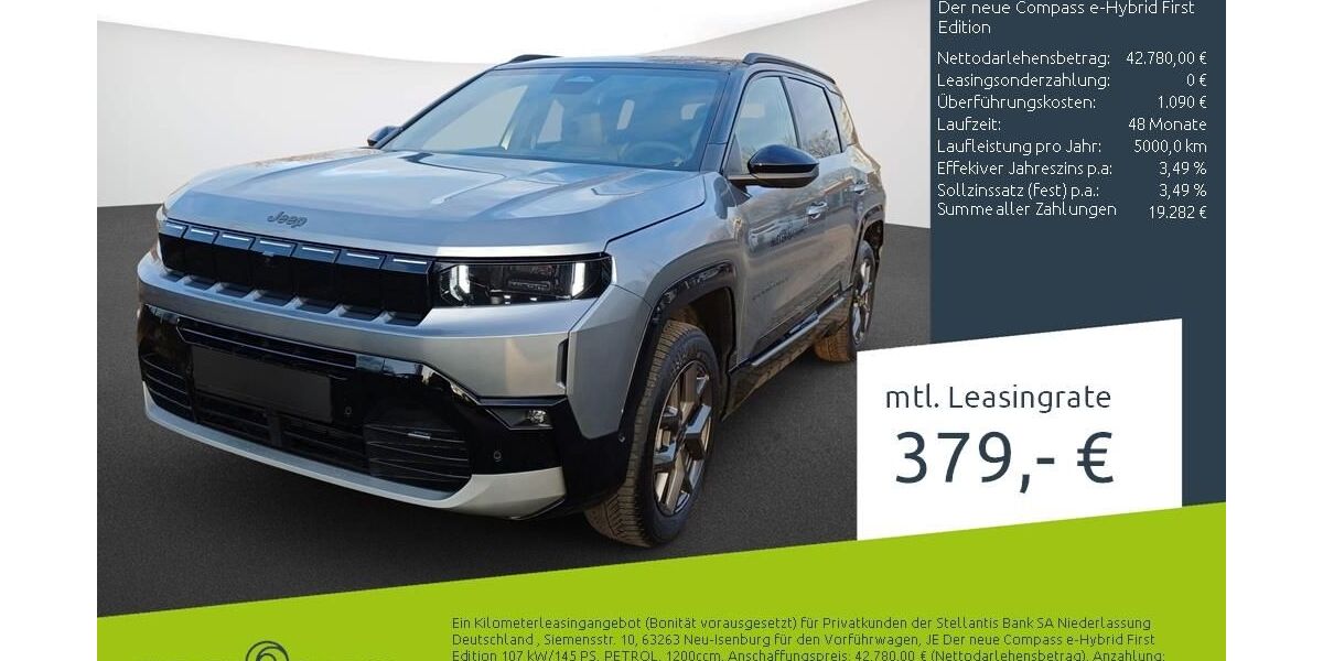 Jeep Compass 1.500 km 42.480 &euro; Borken 46325