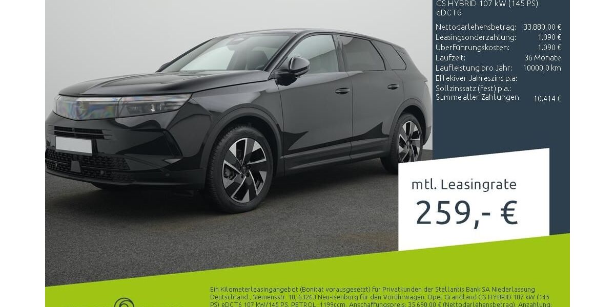 Opel Grandland (X) 9.759 km 33.880 &euro; Dülmen 48249