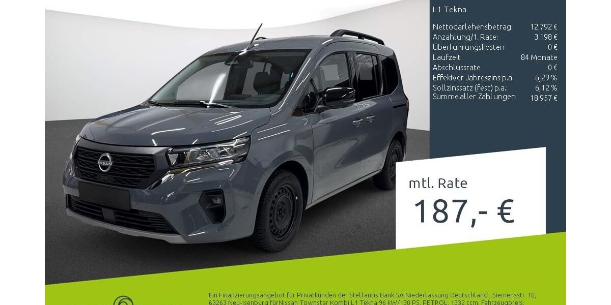 Nissan Townstar 72.157 km 15.990 &euro; Dülmen 48249