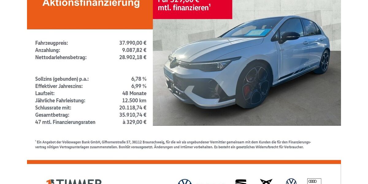 VW Golf 25.548 km 36.990 &euro; Borken 46325