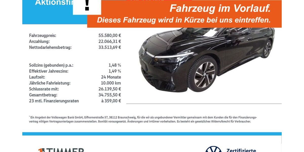 VW ID.7 15.414 km 55.580 &euro; Borken 46325