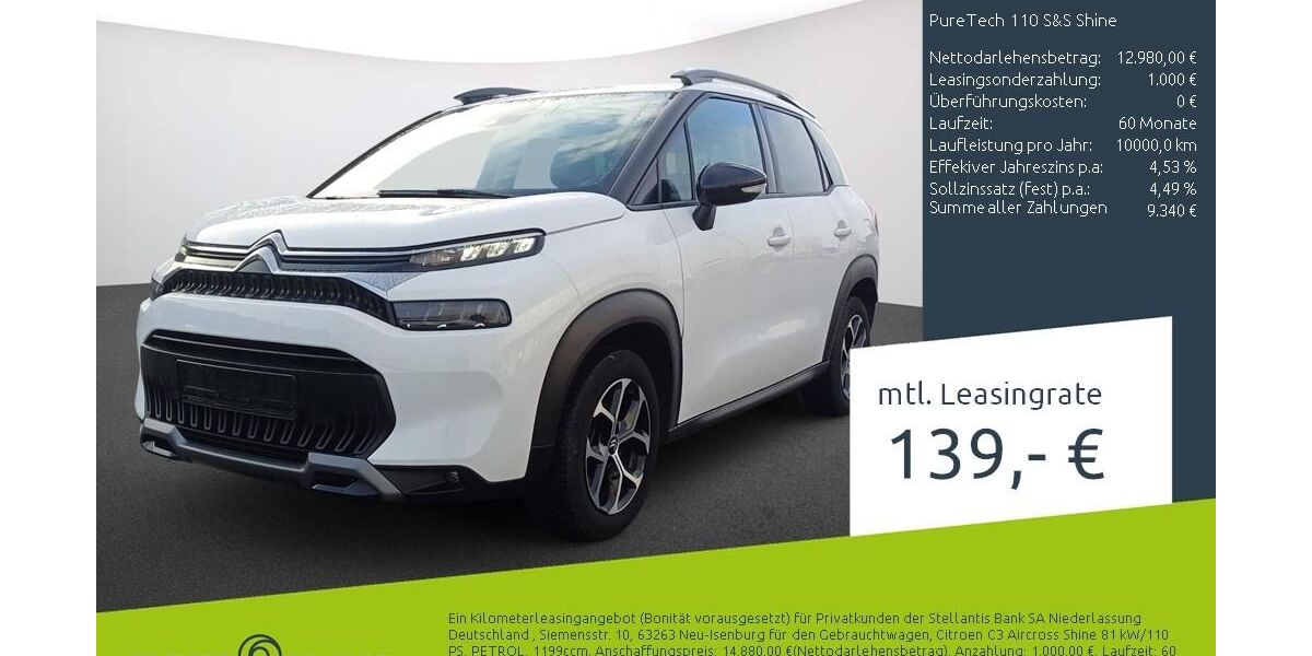 Citroen C3 Aircross 21.872 km 13.470 &euro; Borken 46325