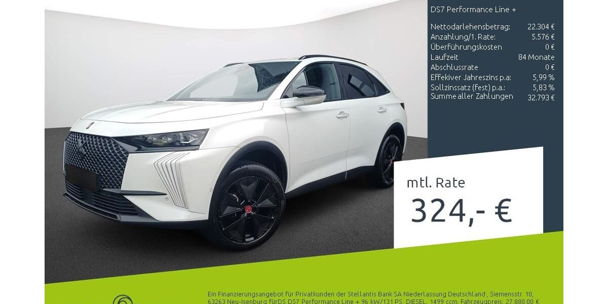 DS Automobiles DS7 (Crossback) 52.970 km 27.430 &euro; Dülmen 48249