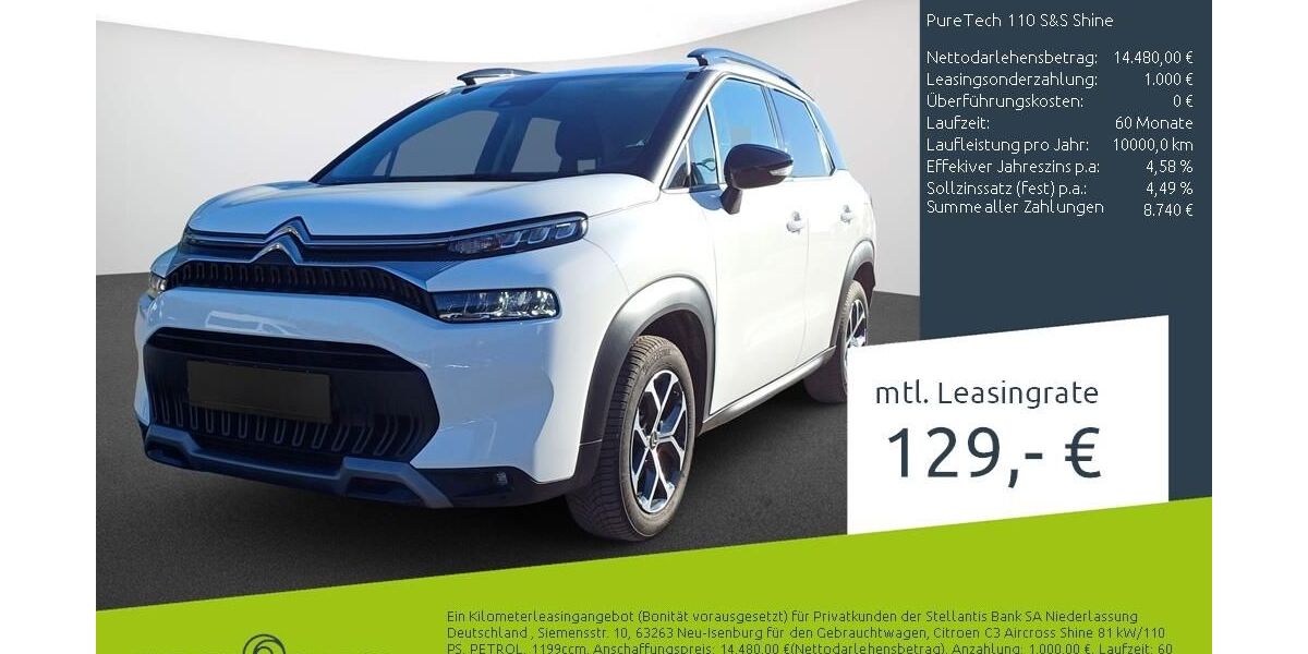 Citroen C3 Aircross 19.208 km 14.949 &euro; Borken 46325