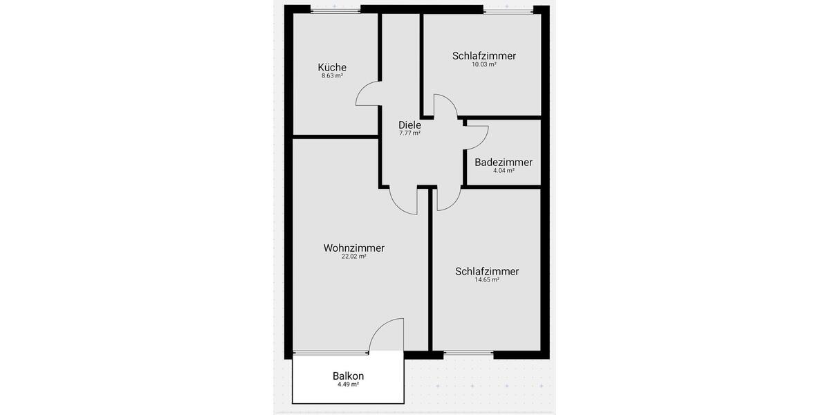 Dachgeschoßwohnung Essen Stadtbezirk VI - 3 Zimmer, 70 m&sup2;, 115.000&euro; | Angebot:27196436