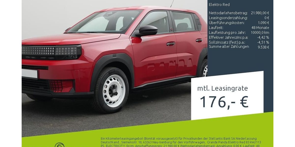 Fiat Grande Panda 1.500 km 21.078 &euro; Borken 46325