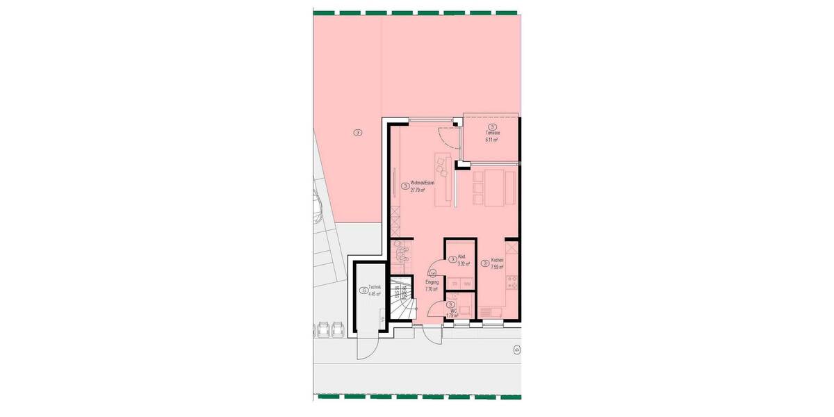Reihenendhaus Borken Weseke - 4 Zimmer, 101 m&sup2;, 401.200&euro; | Angebot:25707863