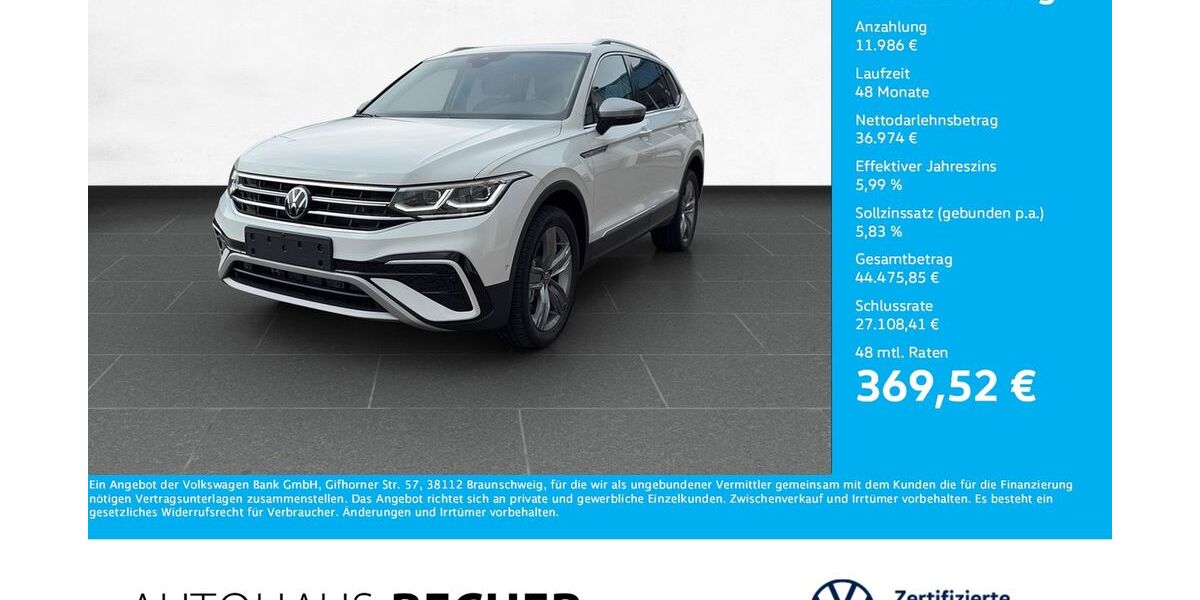 VW Tiguan Allspace 20.398 km 48.960 &euro; Wesel 46485