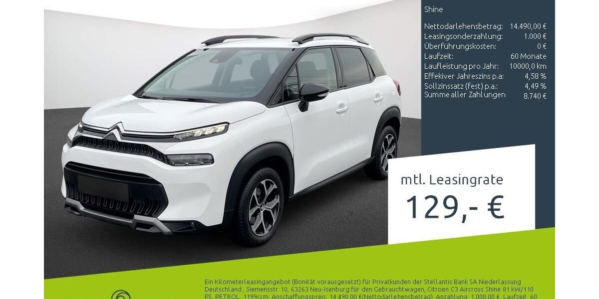 Citroen C3 Aircross 21.047 km 14.260 &euro; Borken 46325