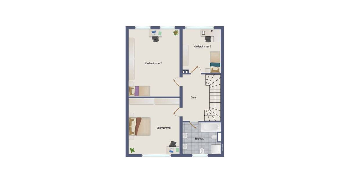 Reihenmittelhaus Mülheim an der Ruhr Heißen-Fulerum - 5 Zimmer, 125 m&sup2;, 300.000&euro; | Angebot:26274056