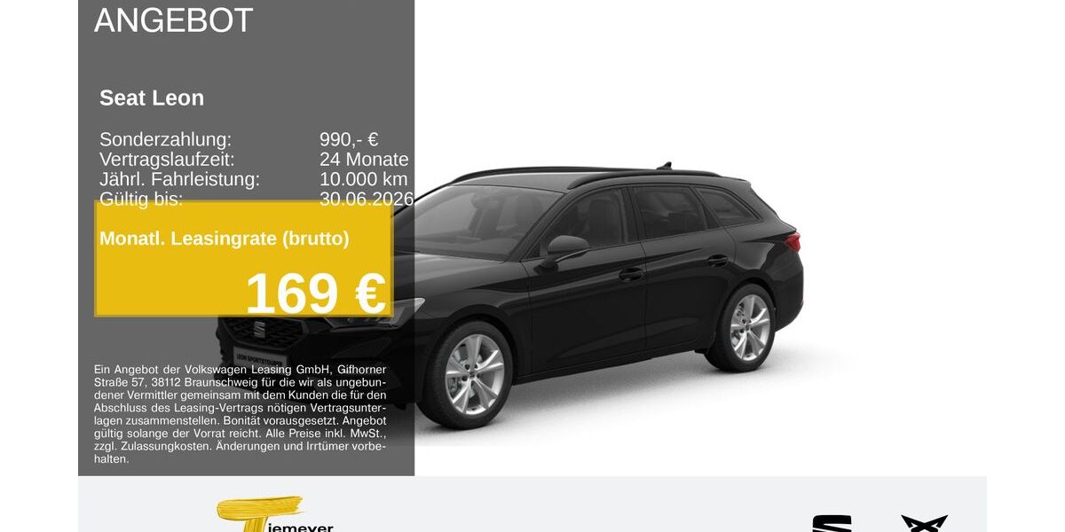 Seat Leon 15.715 km 27.820 &euro; Recklinghausen 45663