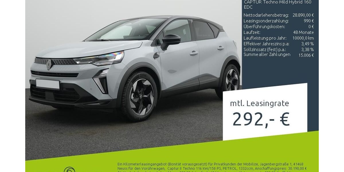 Renault Captur 7.000 km 27.590 &euro; Borken 46325