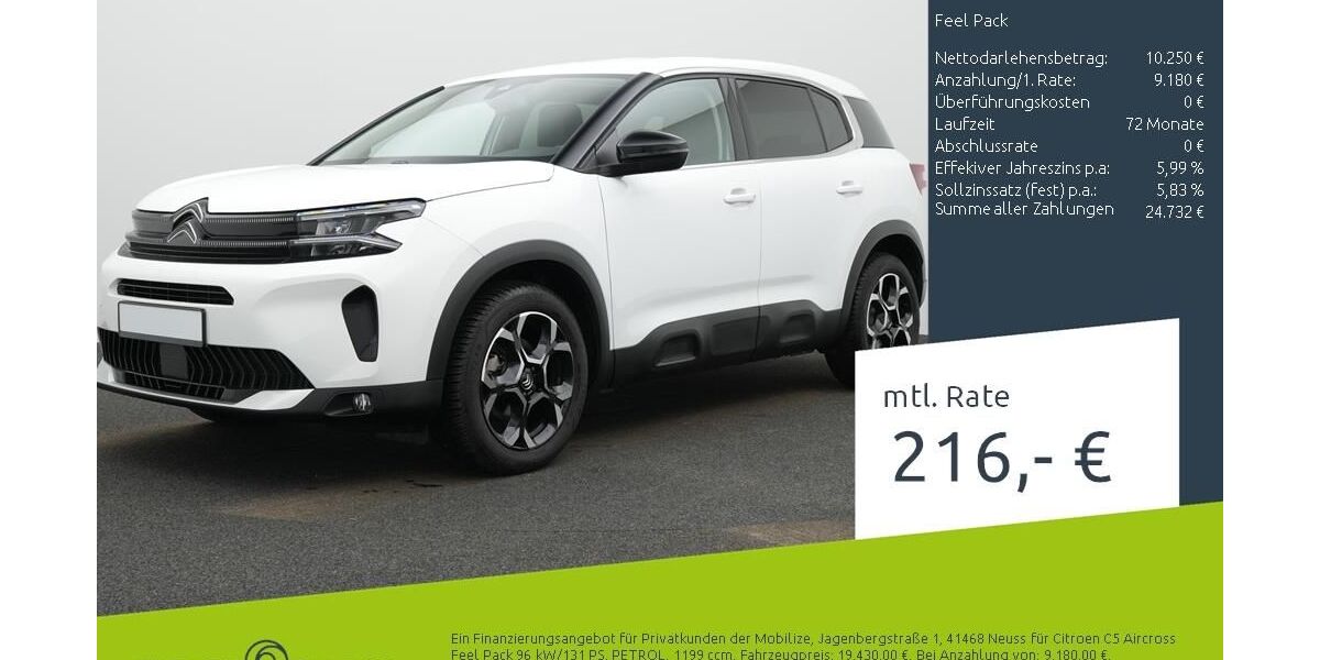Citroen C5 Aircross 2.665 km 19.260 &euro; Borken 46325