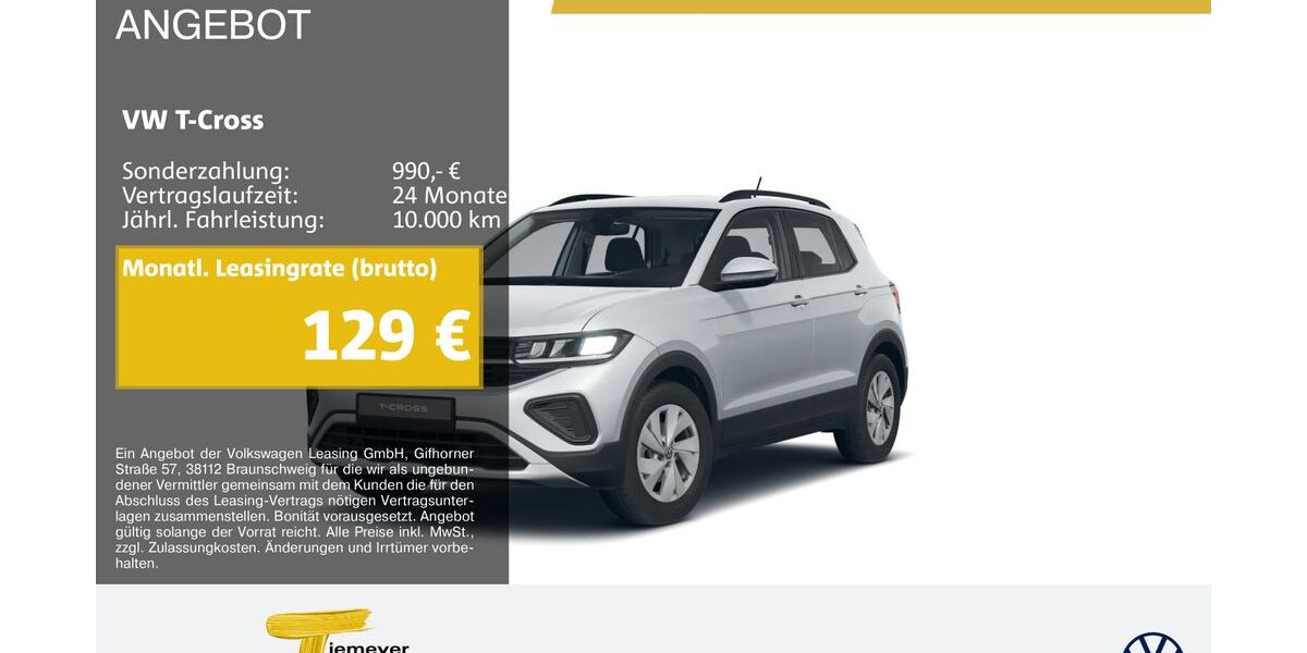 VW T-Cross 8.074 km 20.490 &euro; Dorsten 46282