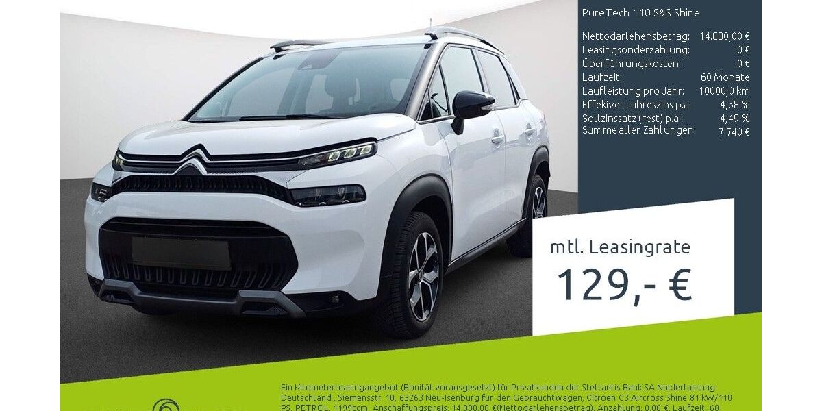 Citroen C3 Aircross 13.088 km 12.860 &euro; Borken 46325