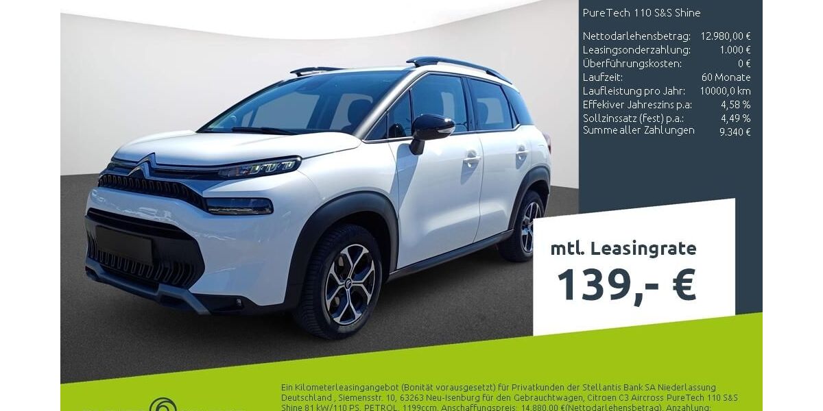 Citroen C3 Aircross 13.556 km 12.640 &euro; Borken 46325