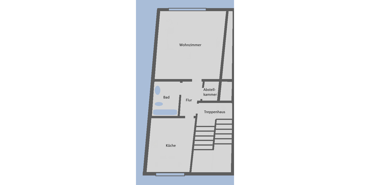 Etagenwohnung Duisburg Hamborn - 1 Zimmer, 42 m&sup2;, 405&euro; | Angebot:25368037