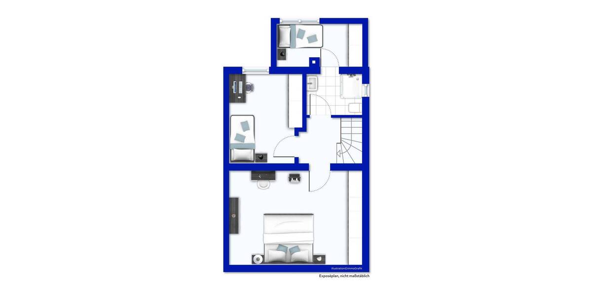 Reihenendhaus Essen Huttrop - 4 Zimmer, 96 m&sup2;, 300.000&euro; | Angebot:26205732