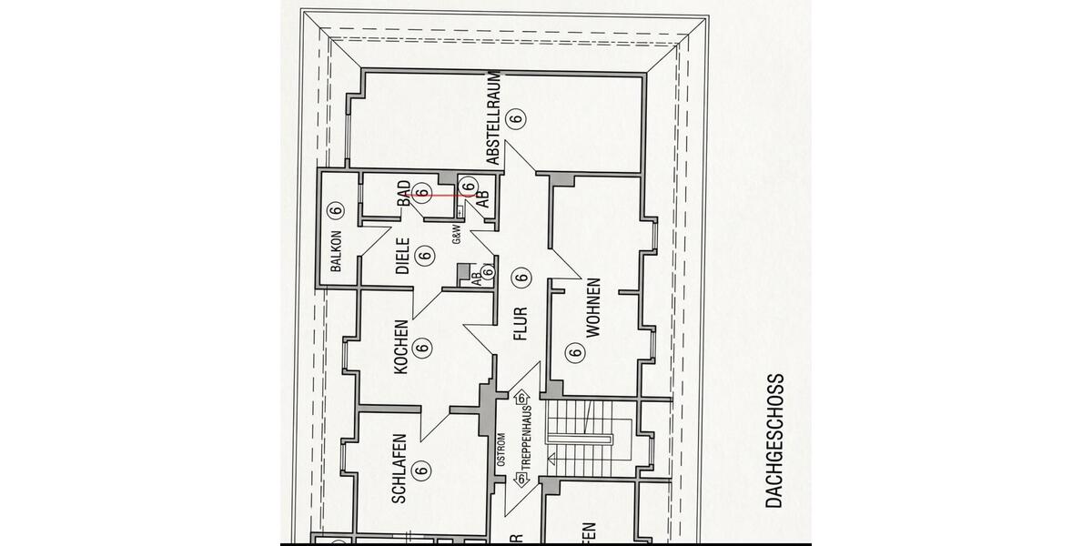 Dachgeschoßwohnung Bochum Bochum-Mitte - 2 Zimmer, 61 m&sup2;, 114.900&euro; | Angebot:27248890
