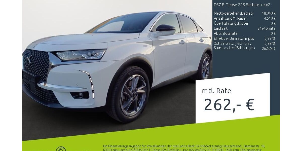 DS Automobiles DS7 (Crossback) 29.806 km 21.970 &euro; Borken 46325