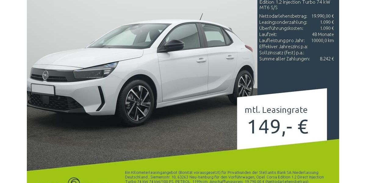Opel Corsa 4.500 km 18.950 &euro; Borken 46325