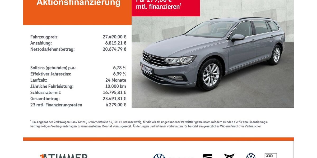 VW Passat Variant 35.555 km 26.770 &euro; Borken 46325