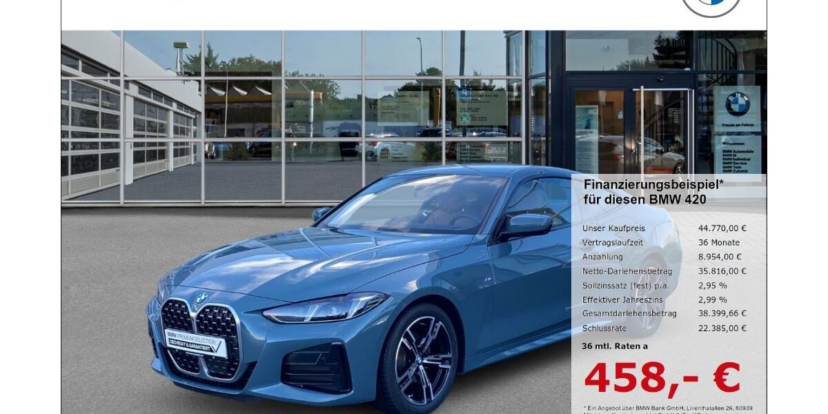 BMW 420 2.944 km 44.980 &euro; Borken 46325