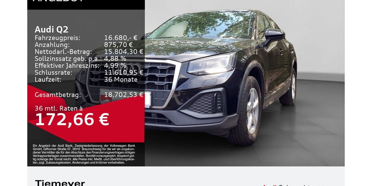 Audi Q2 75.975 km 16.680 &euro; Oberhausen 46047