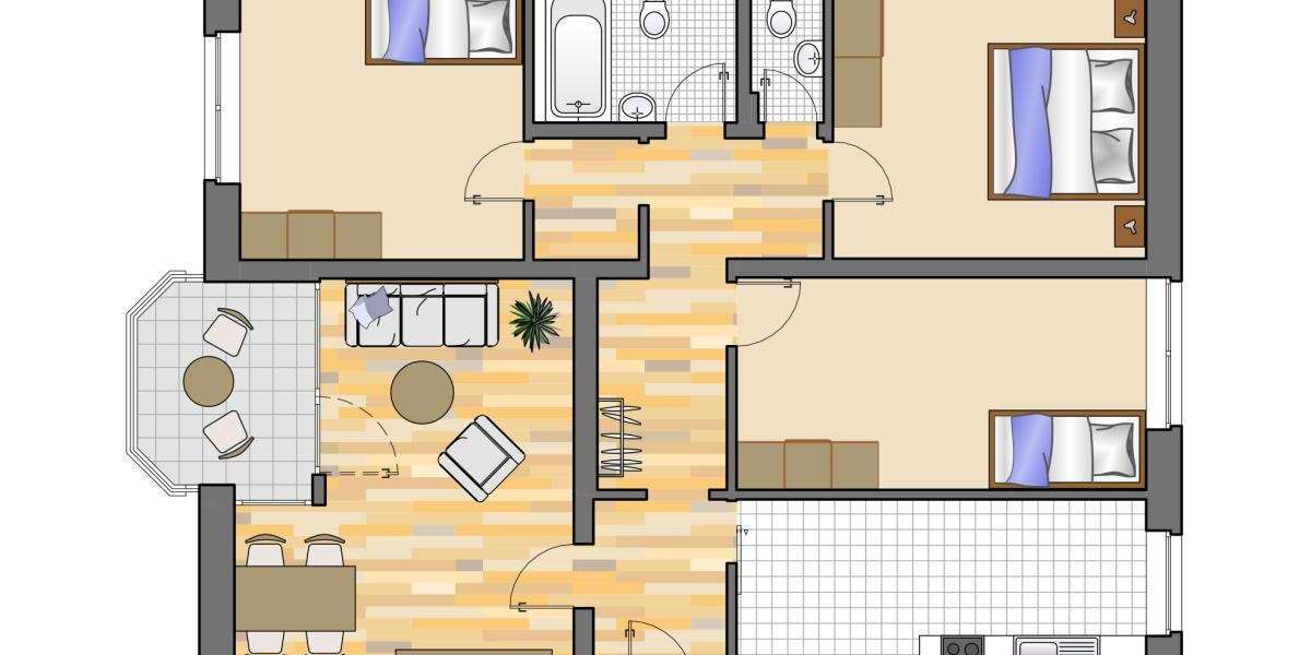 Etagenwohnung Dorsten Hervest - 4.5 Zimmer, 96 m&sup2;, 527&euro; | Angebot:26778091